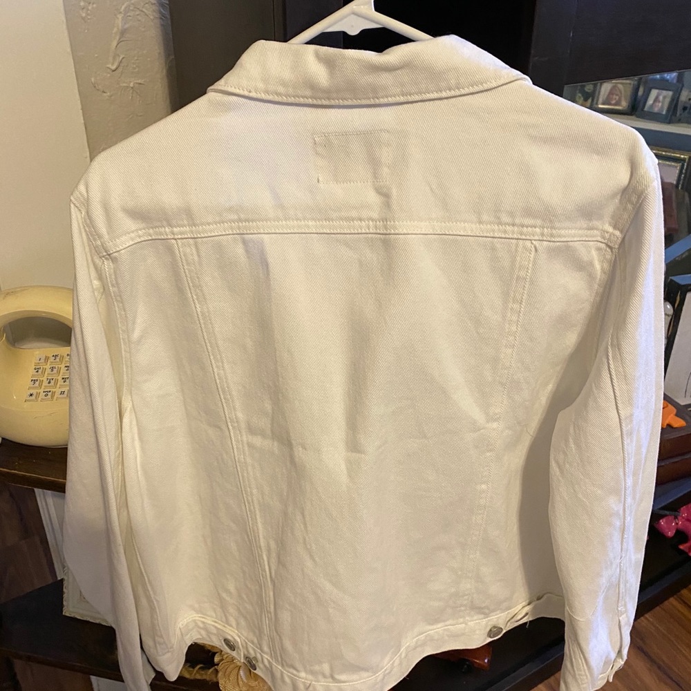 Denim jacket White-New with tag